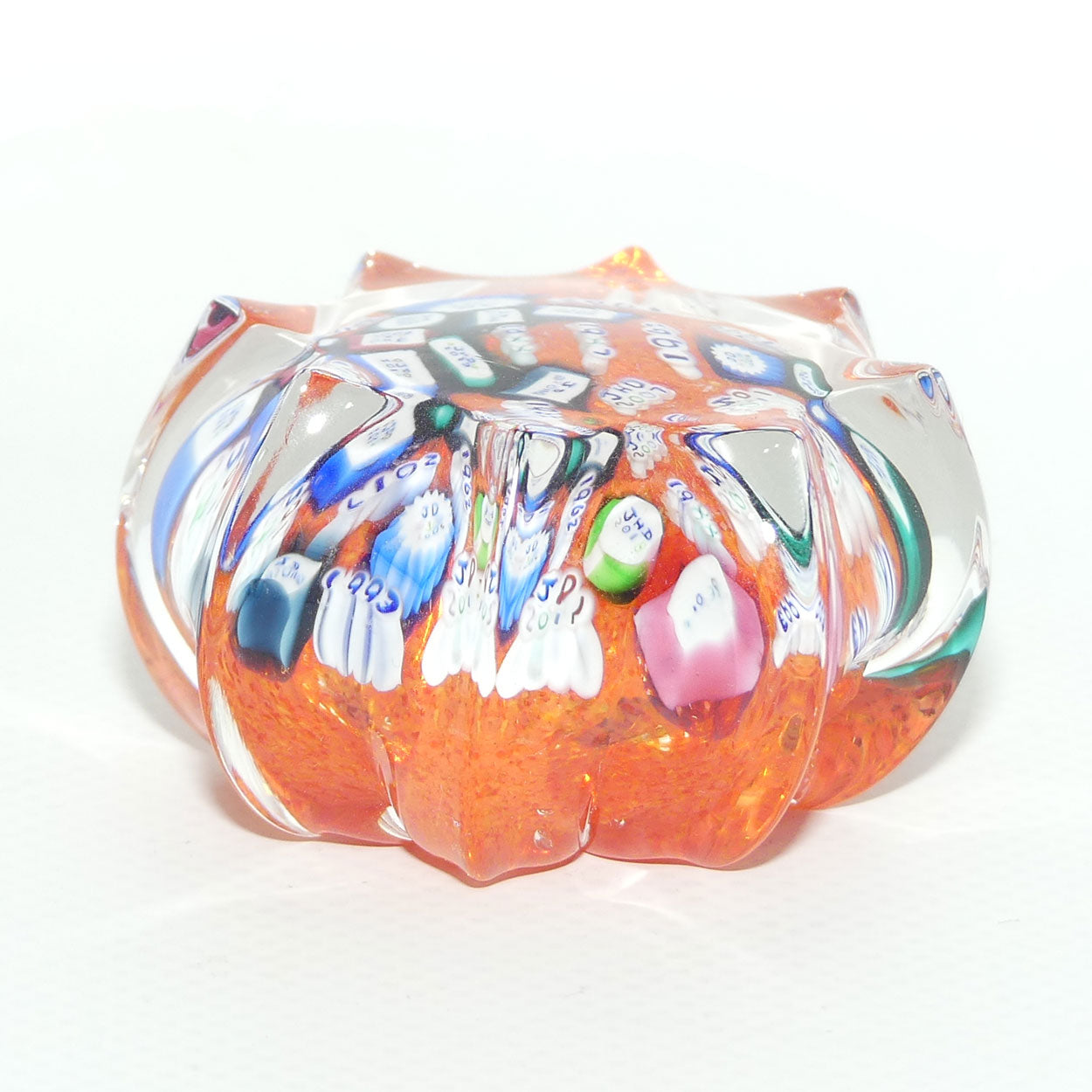 John Deacons Scotland Its a Date small paperweight | Orange