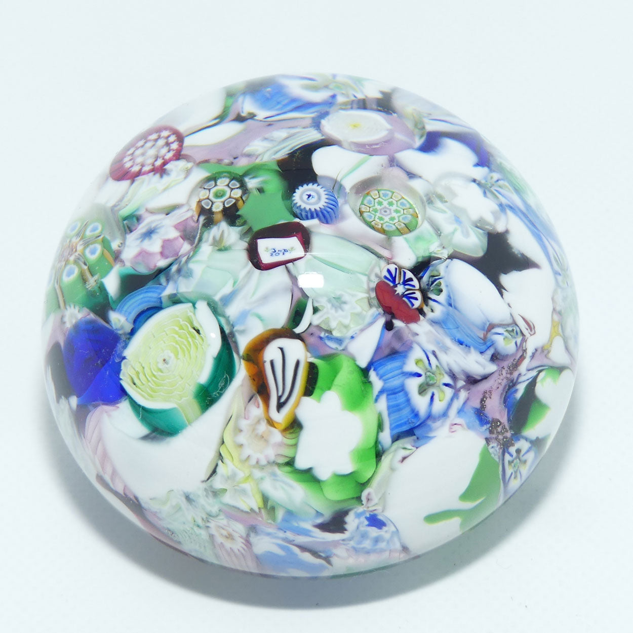 John Deacons Scotland EOD Scramble Millefiori paperweight