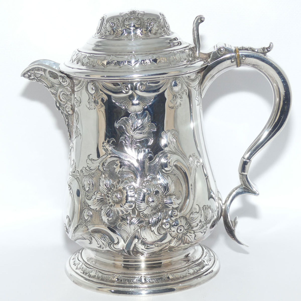 Martin Hall & Co EPGS floral decorated lidded jug