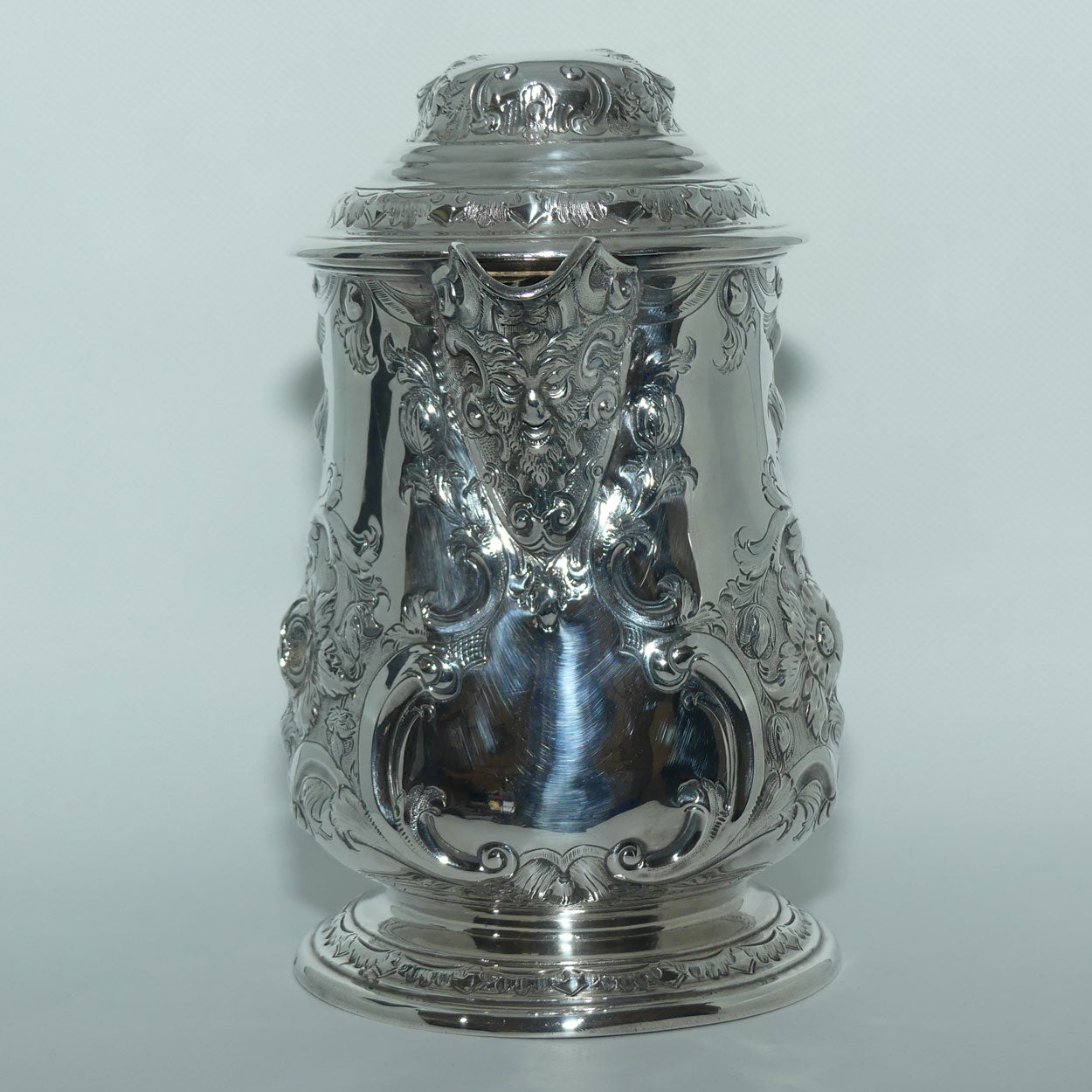 Martin Hall & Co EPGS floral decorated lidded jug