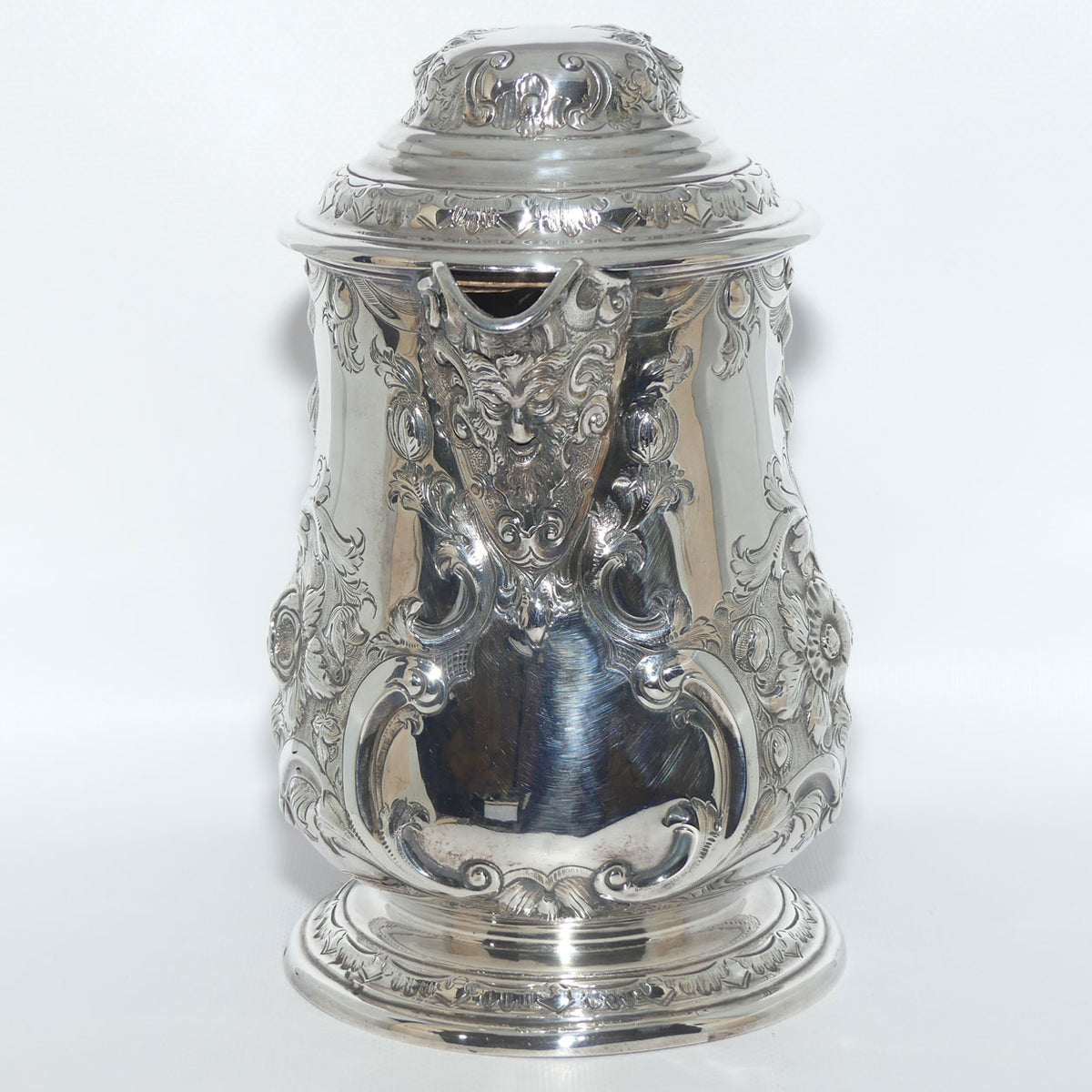 Martin Hall & Co EPGS floral decorated lidded jug