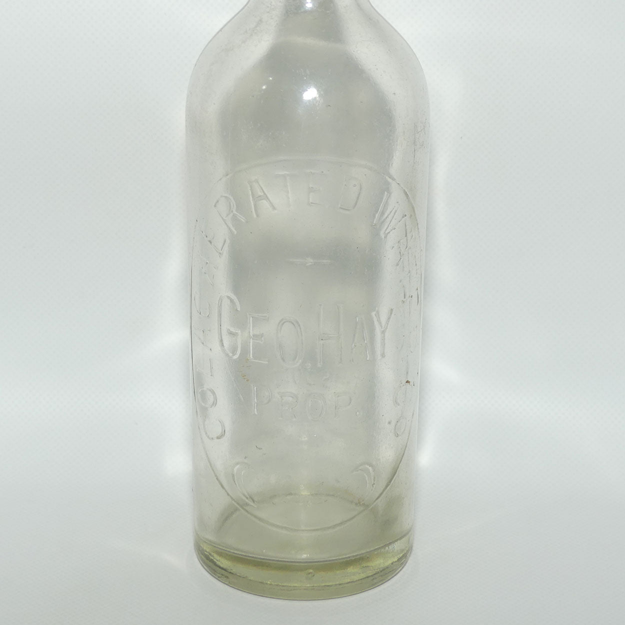 Geo Hay COLAC Prop | Colac Aerated Waters bottle