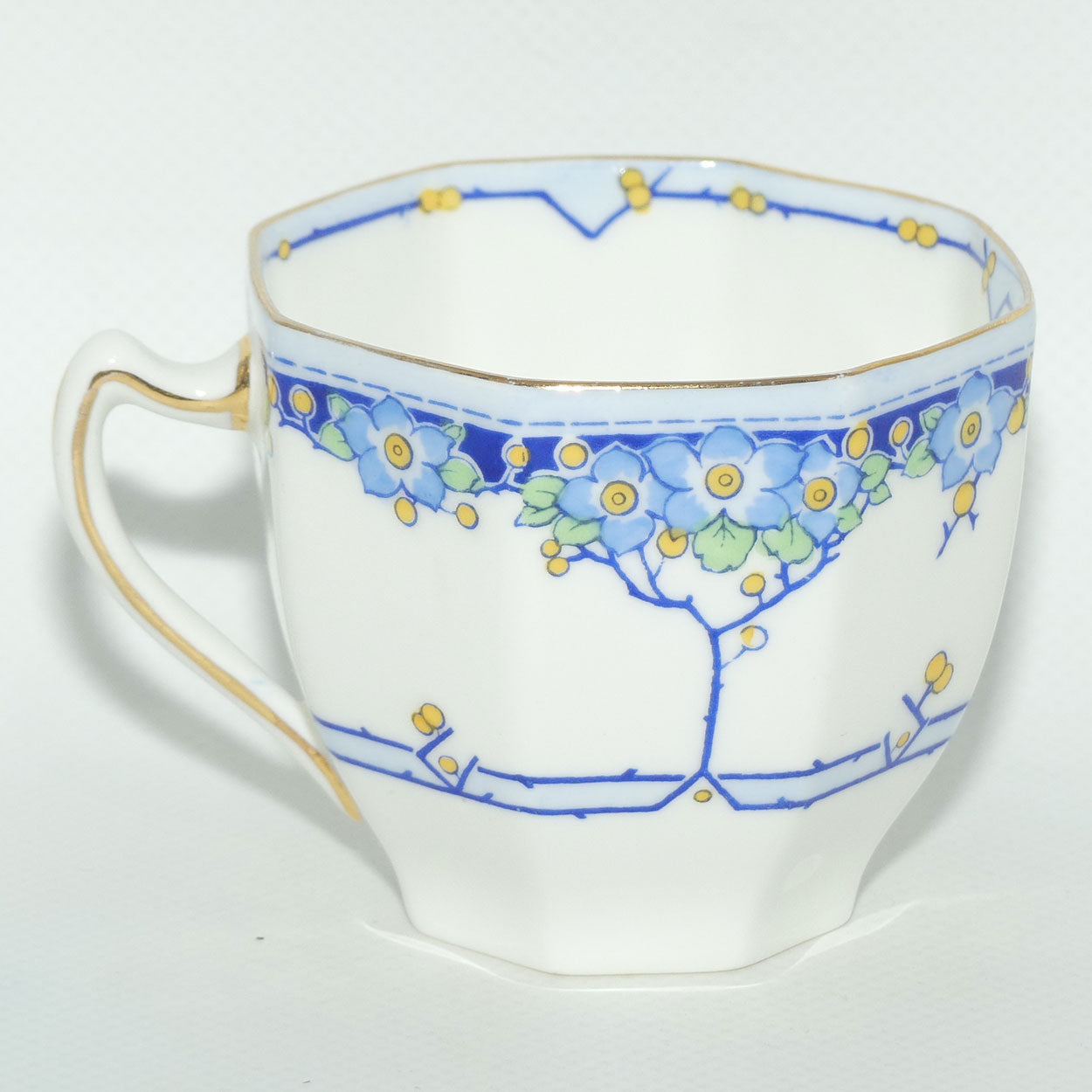 Royal Doulton Arvon pattern Blue trio | H2911