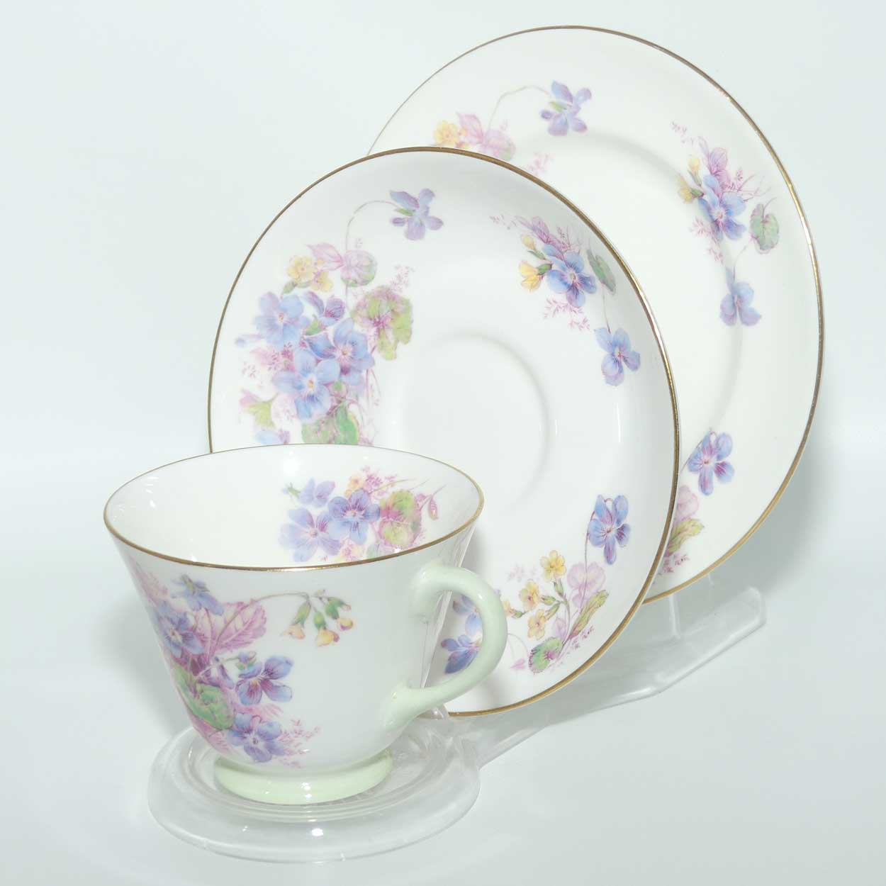 Royal Doulton Viola pattern trio | H4877