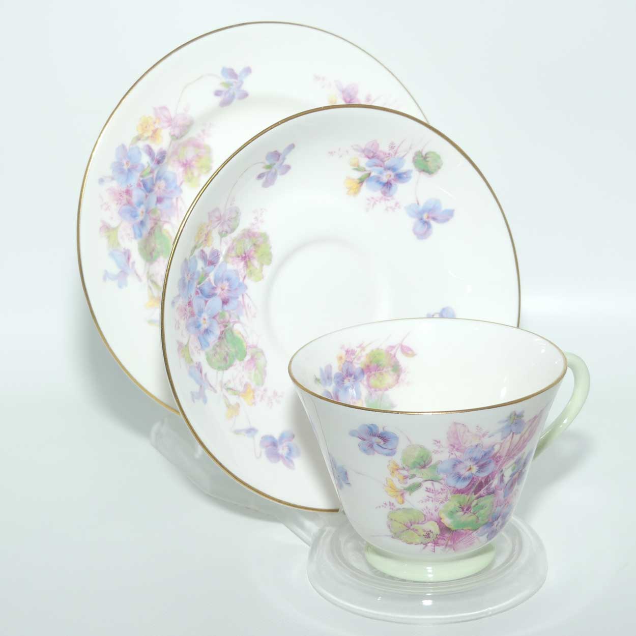Royal Doulton Viola pattern trio | H4877