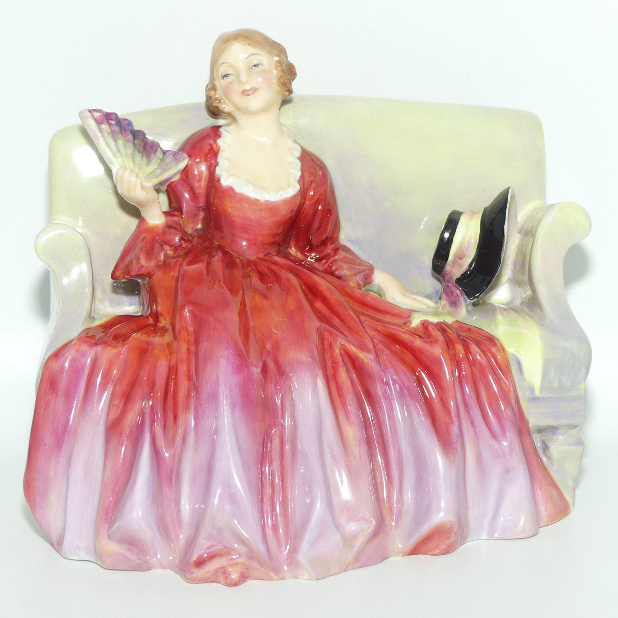 HN1298 Royal Doulton figure Sweet and Twenty | Red | no HN on base