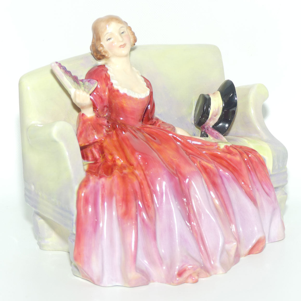 HN1298 Royal Doulton figure Sweet and Twenty | Red | no HN on base
