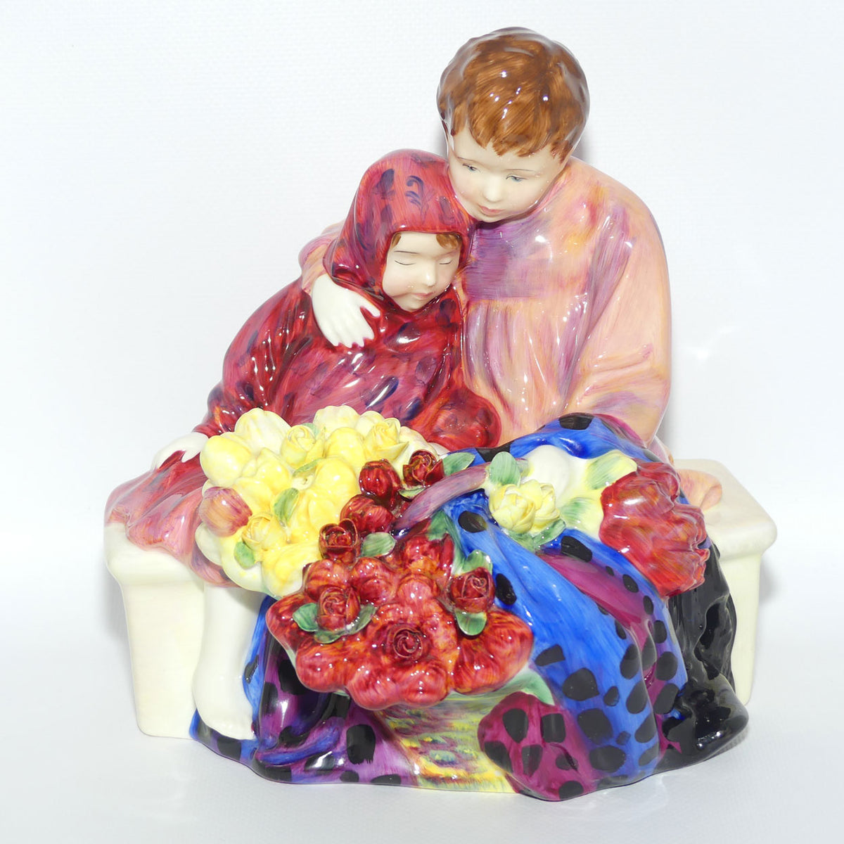 HN1342 Royal Doulton figure The Flower Seller's Children | 1990's | #1