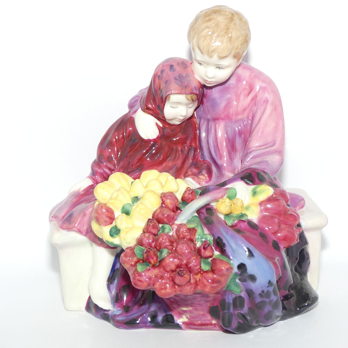 HN1342 Royal Doulton figure The Flower Seller's Children | 1990's | #2