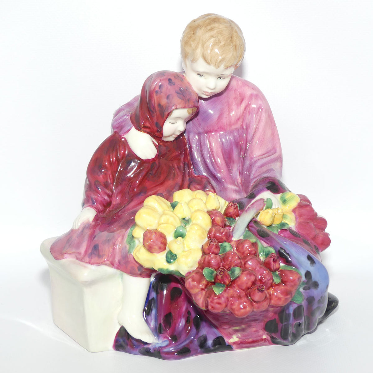 HN1342 Royal Doulton figure The Flower Seller's Children | 1990's | #2