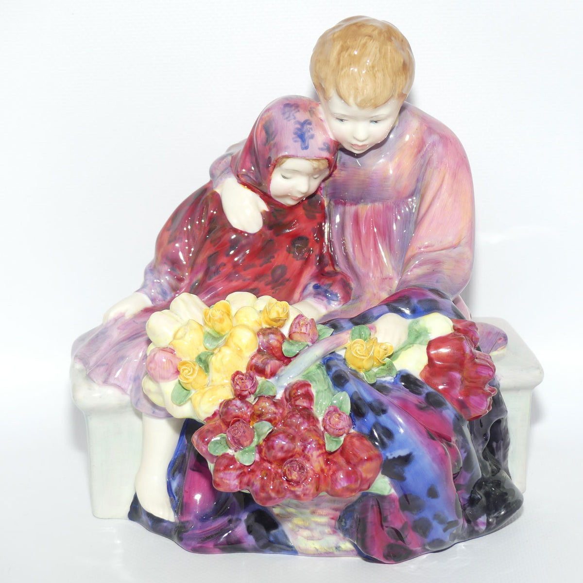 HN1342 Royal Doulton figure The Flower Seller's Children | 1990's | #3