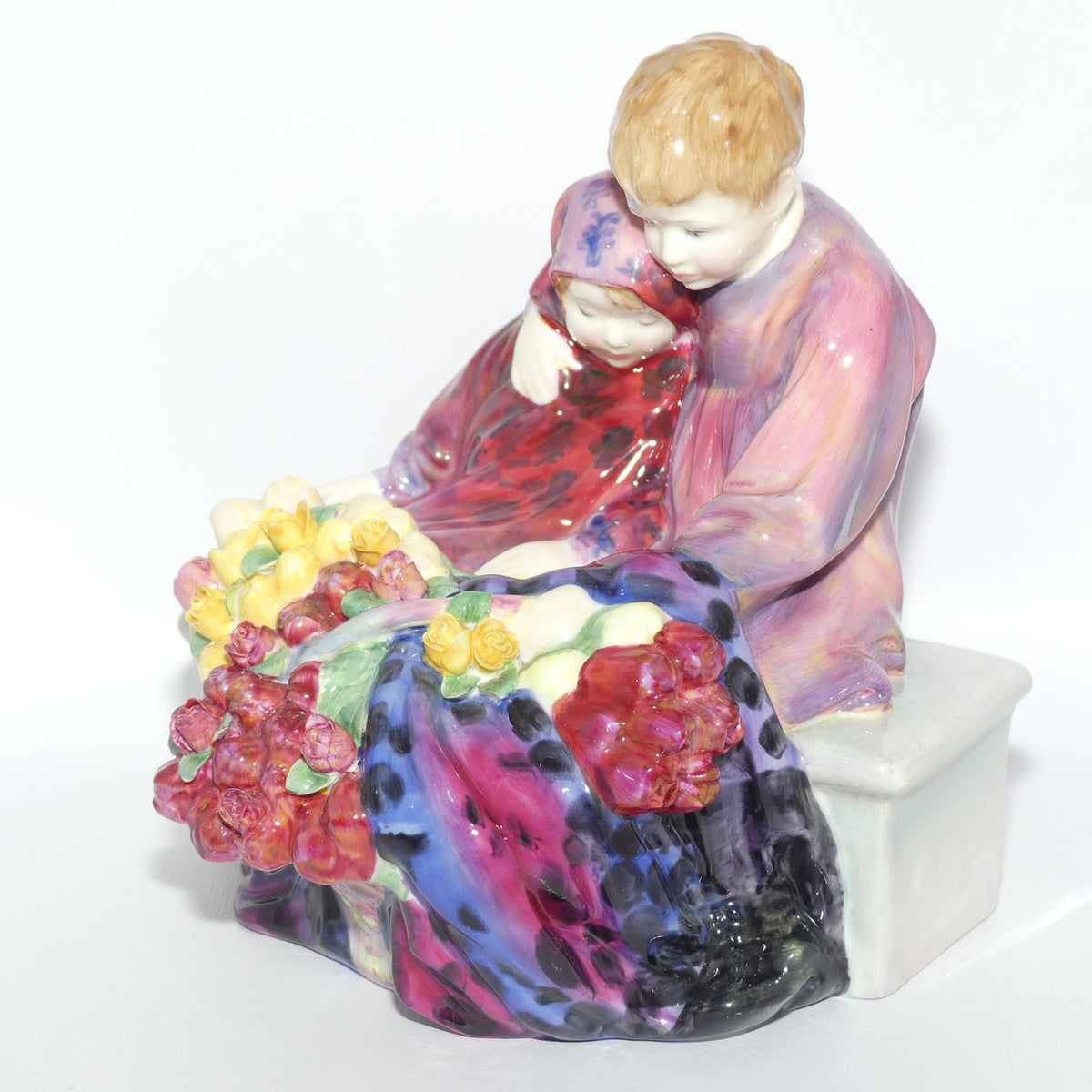 HN1342 Royal Doulton figure The Flower Seller's Children | 1990's | #3