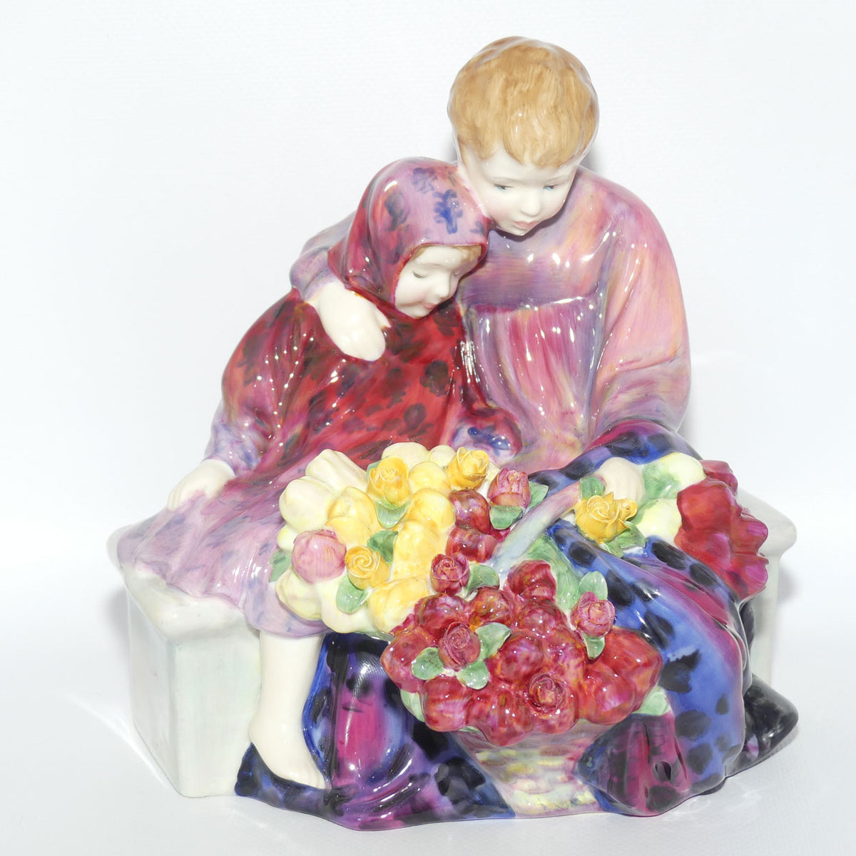 HN1342 Royal Doulton figure The Flower Seller's Children | 1990's | #3