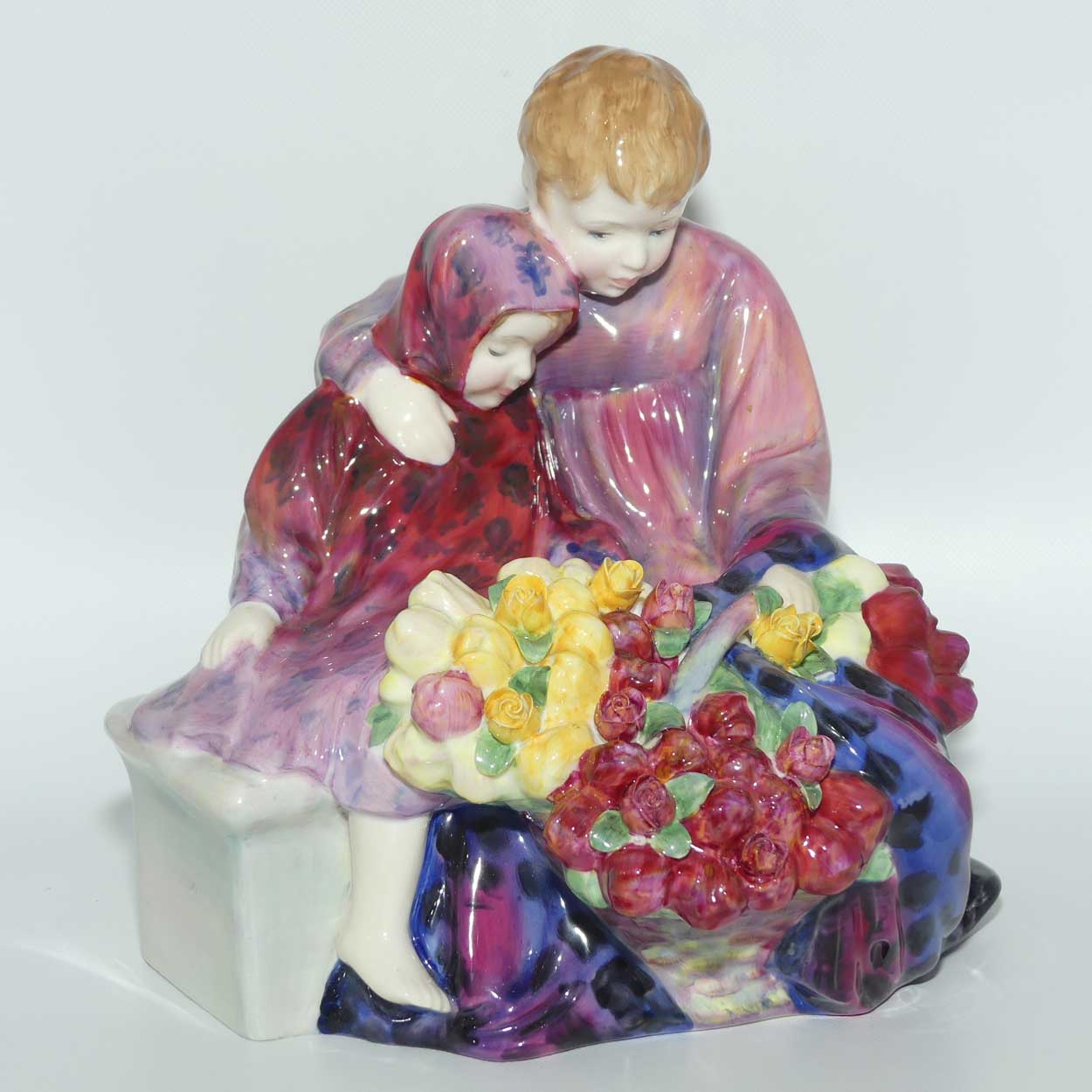 HN1342 Royal Doulton figure The Flower Seller's Children | 1990's | #3