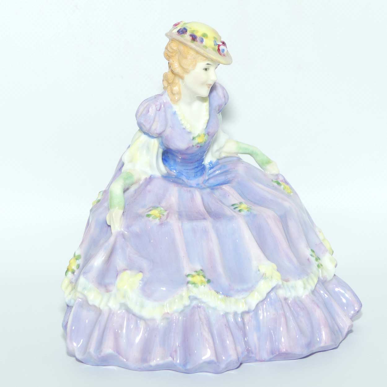 HN1390 Royal Doulton figure Doreen | Lavender | Potted by Doulton and Co