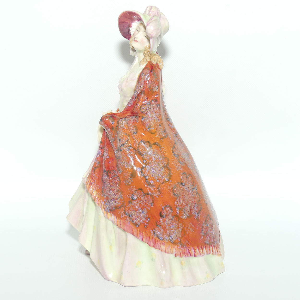 HN1392 Royal Doulton figure Paisley Shawl | Floral | c.1940