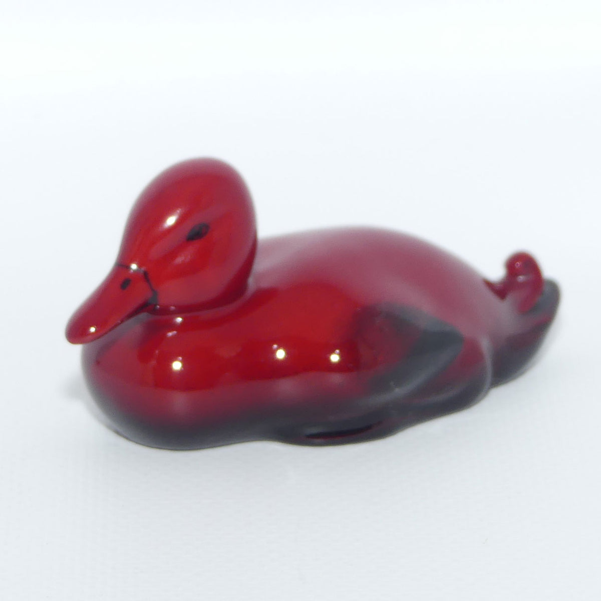 HN0148B Royal Doulton Flambe Resting Duck | Small | #1