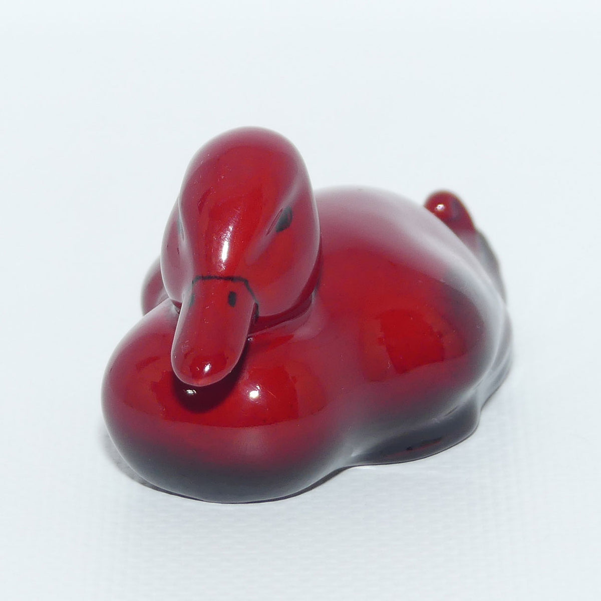 HN0148B Royal Doulton Flambe Resting Duck | Small | #1
