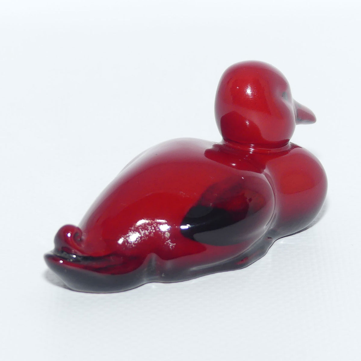 HN0148B Royal Doulton Flambe Resting Duck | Small | #1