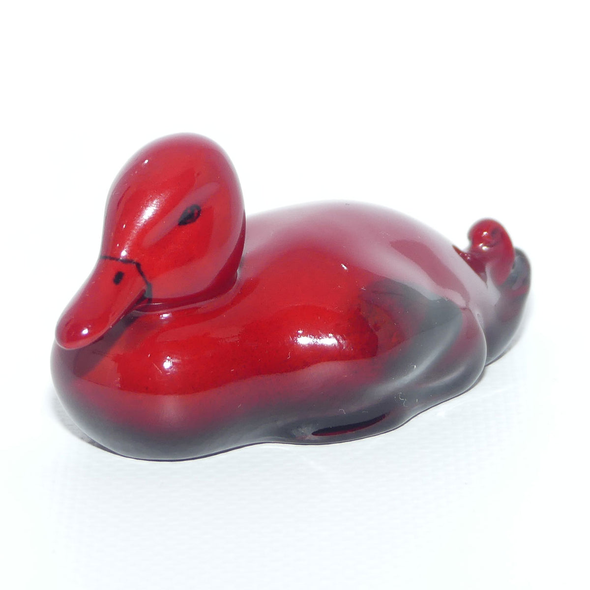 HN0148B Royal Doulton Flambe Resting Duck | Small | #1
