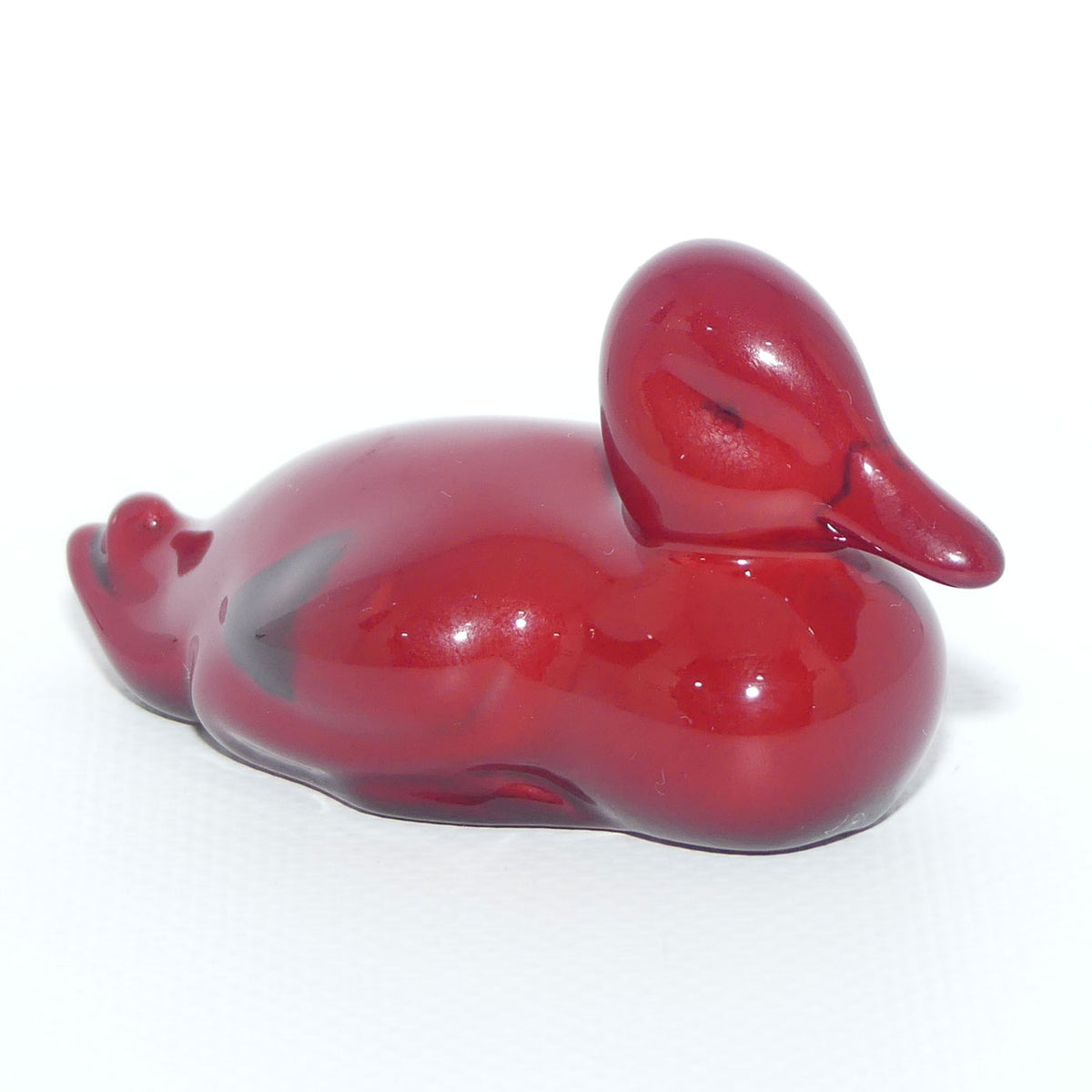 HN0148B Royal Doulton Flambe Resting Duck | Small | #2