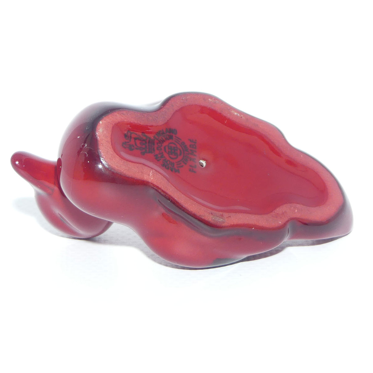 HN0148B Royal Doulton Flambe Resting Duck | Small | #2