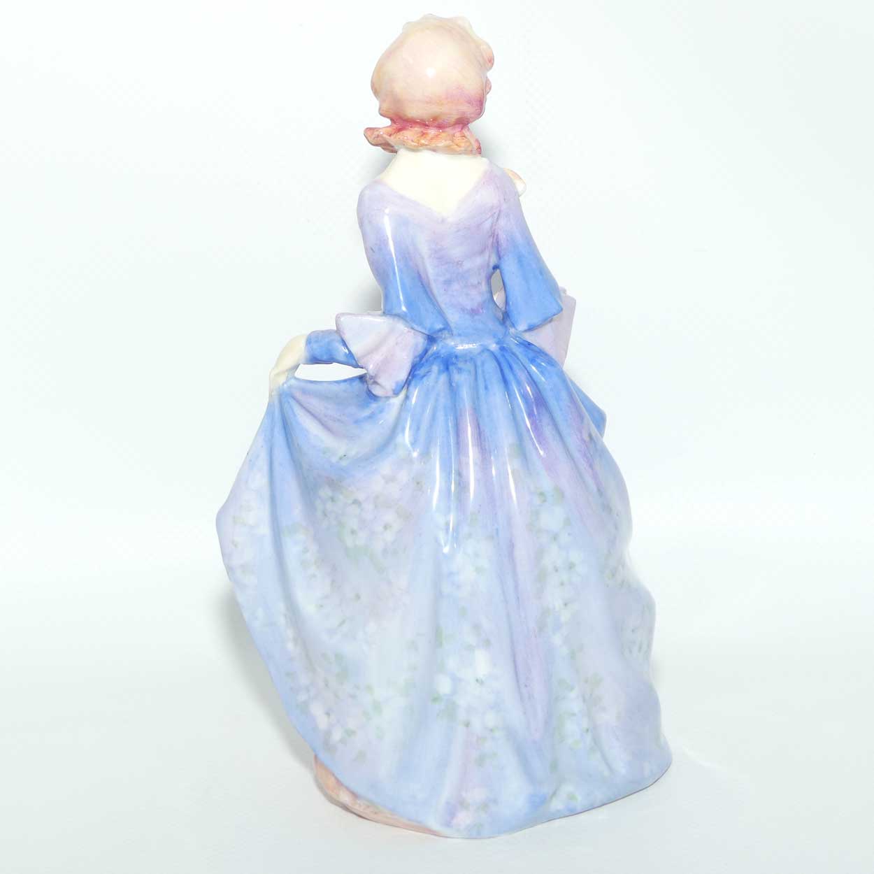 HN1577 Royal Doulton figure Suzette | Flowered Lavendar Dress | #2