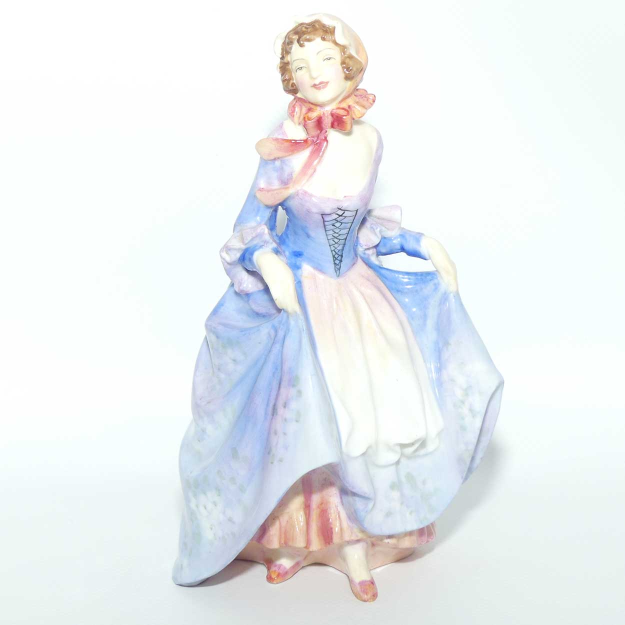 HN1577 Royal Doulton figure Suzette | Flowered Lavendar Dress | #2