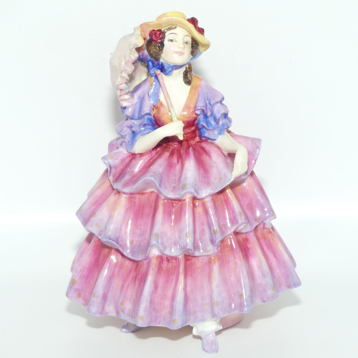 HN1579 Royal Doulton figure The Hinged Parasol | #1 | Potted by Doulton and Co
