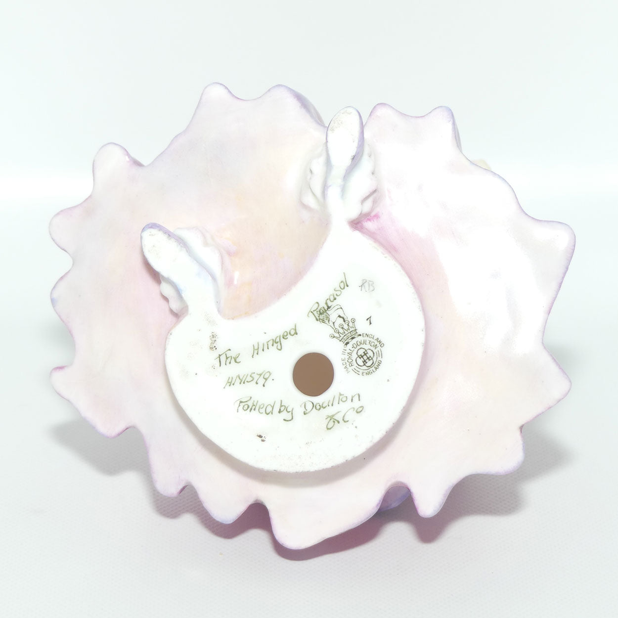 HN1579 Royal Doulton figure The Hinged Parasol | #1 | Potted by Doulton and Co