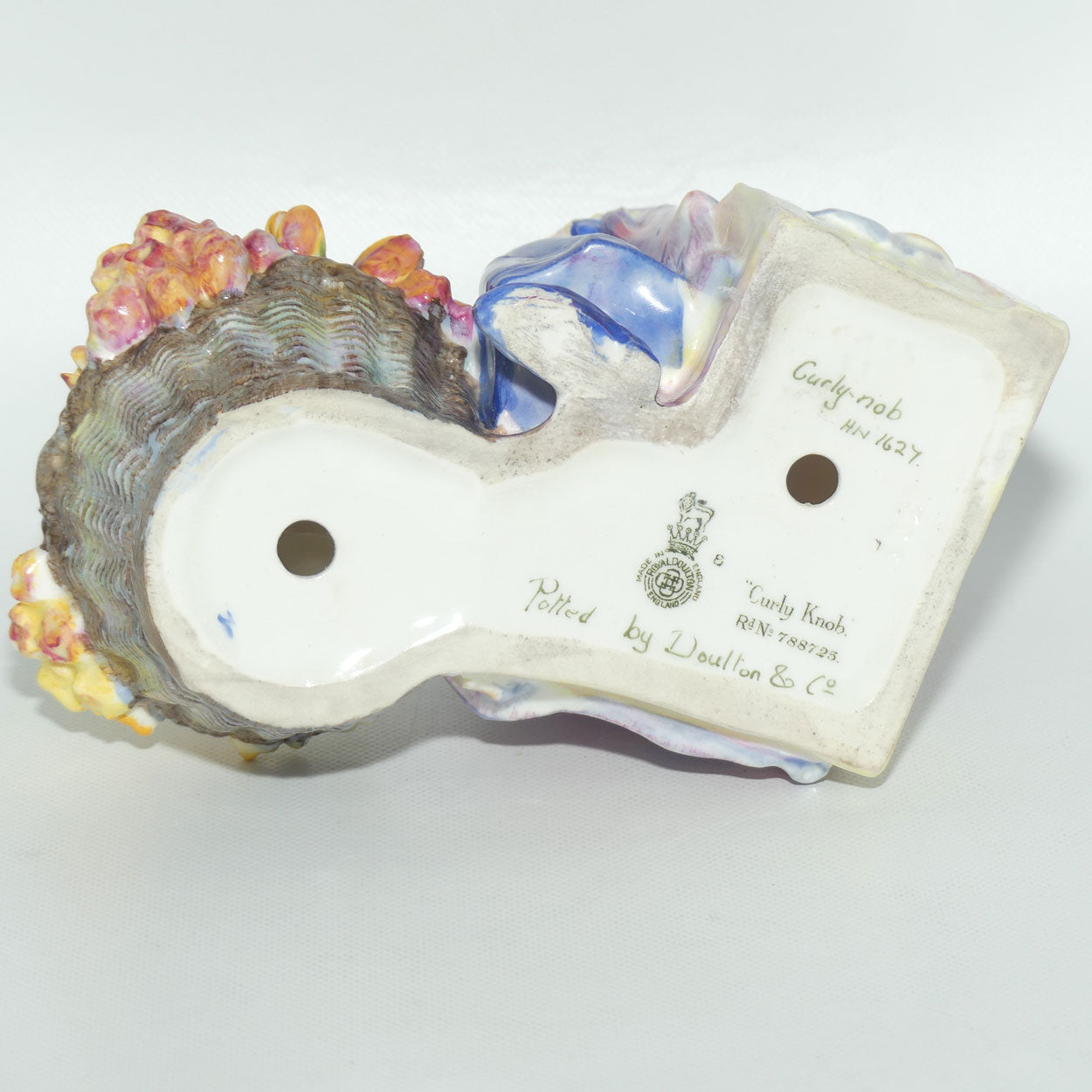 HN1627 Royal Doulton figure Curly Knob | Potted by Doulton and Co