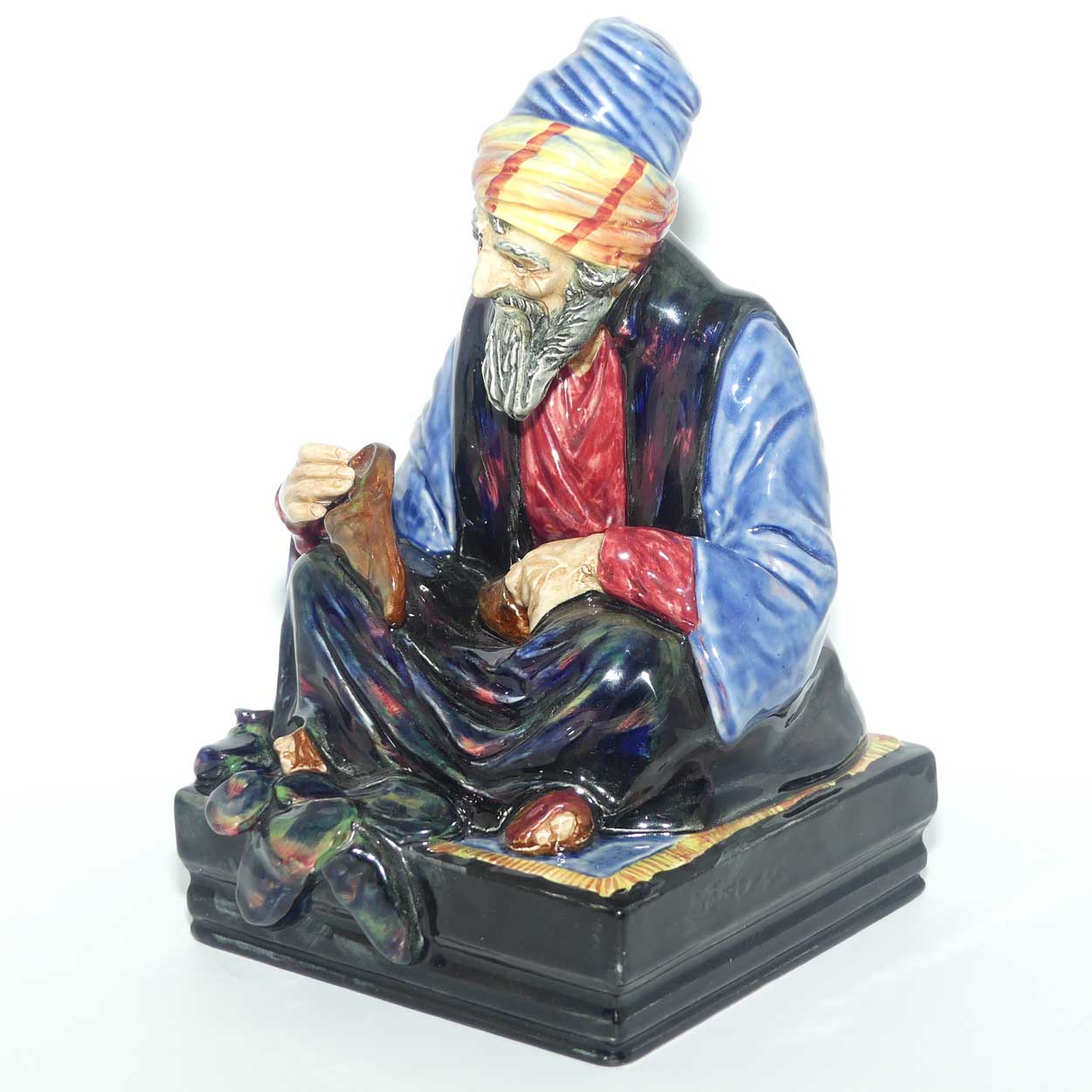 HN1705 Royal Doulton figure The Cobbler | Purple and Blue