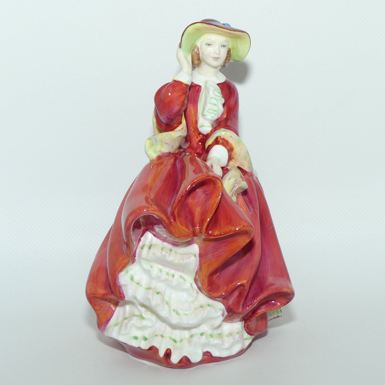 HN1834 Royal Doulton figure Top O' The Hill | Red | 1990s