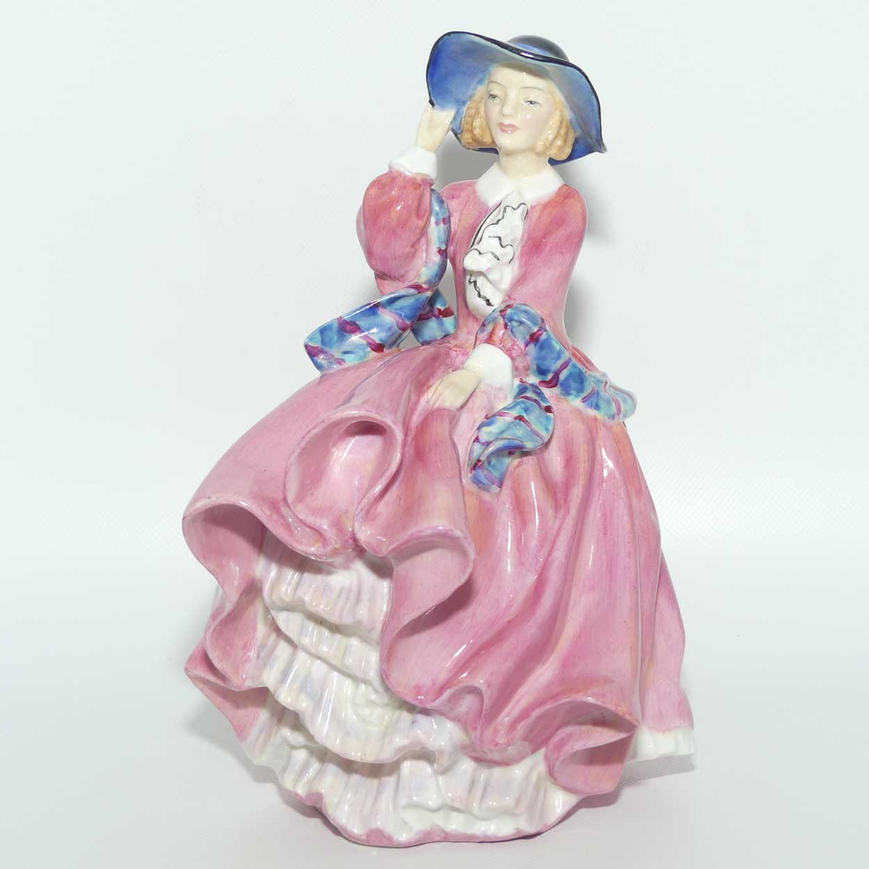HN1849 Royal Doulton figure Top O' The Hill | Pink | early