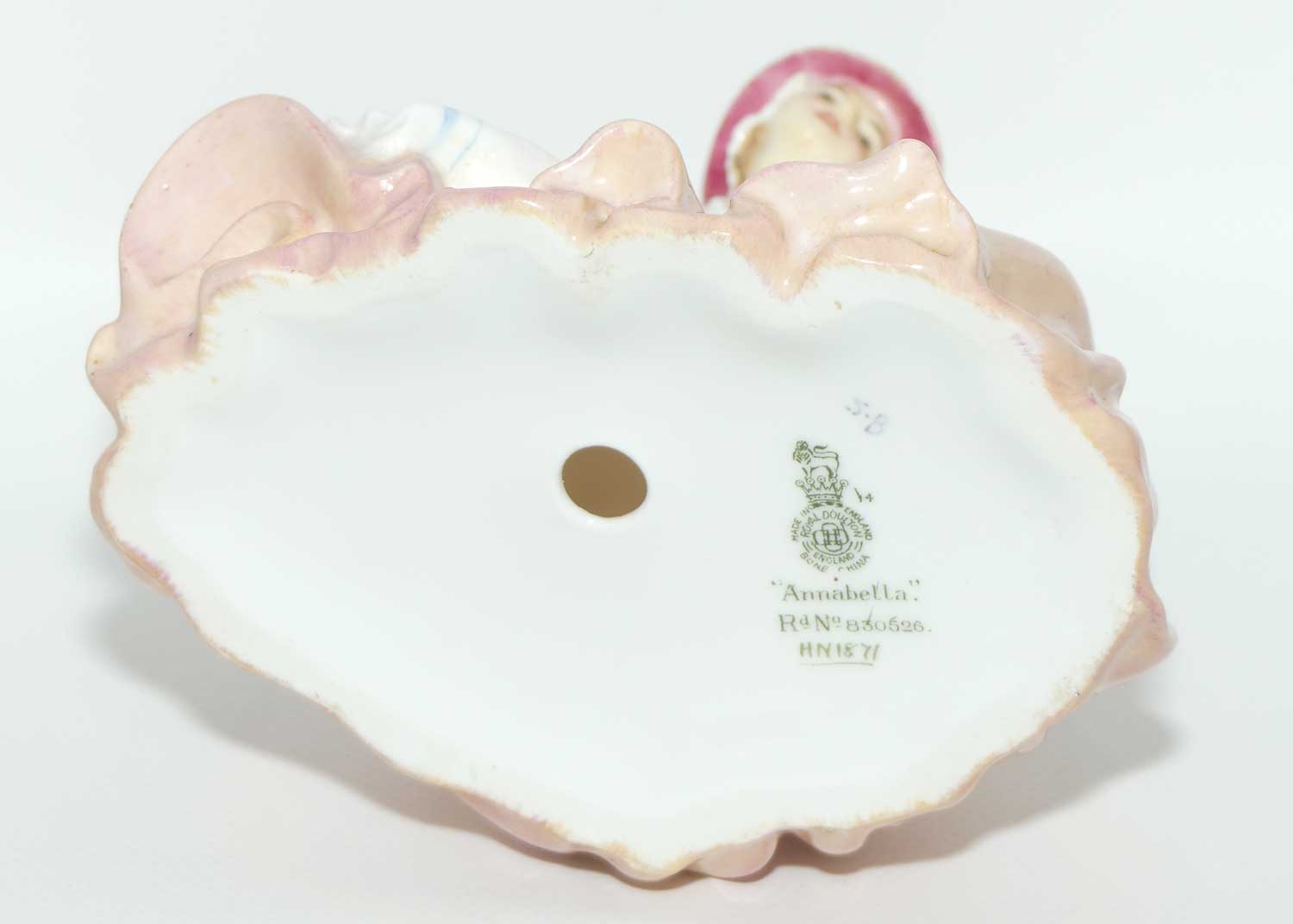 HN1871 Royal Doulton figure Annabella | Pink and Green | c.1942