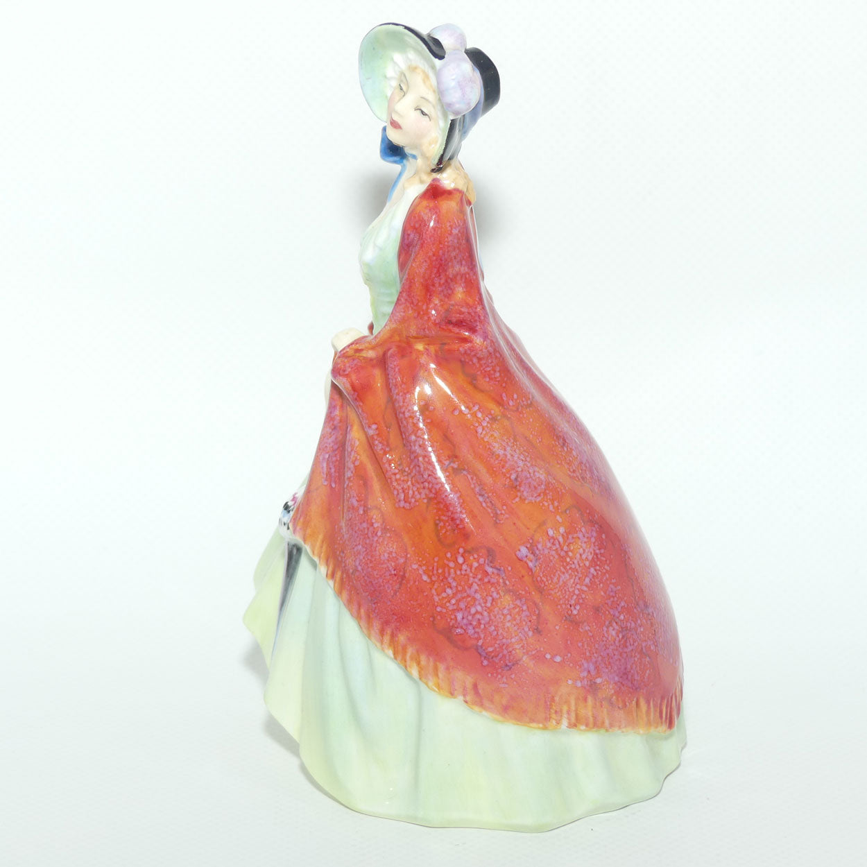 HN1914 Royal Doulton figure Paisley Shawl (Green)| #1