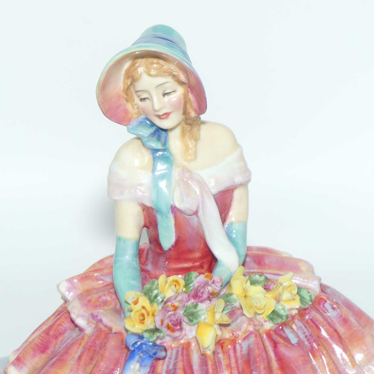 HN1944 Royal Doulton figure Daydreams | Red | #2 | rare colour version