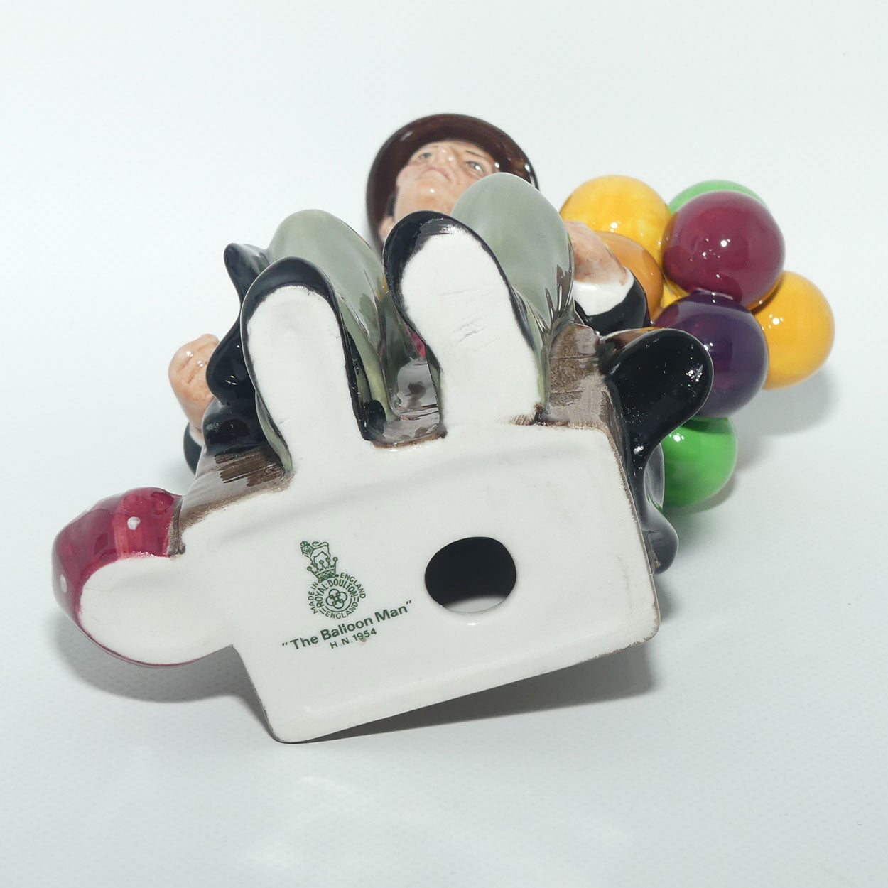 HN1954 Royal Doulton figure The Balloon Man | Green Balloon | 1970's era