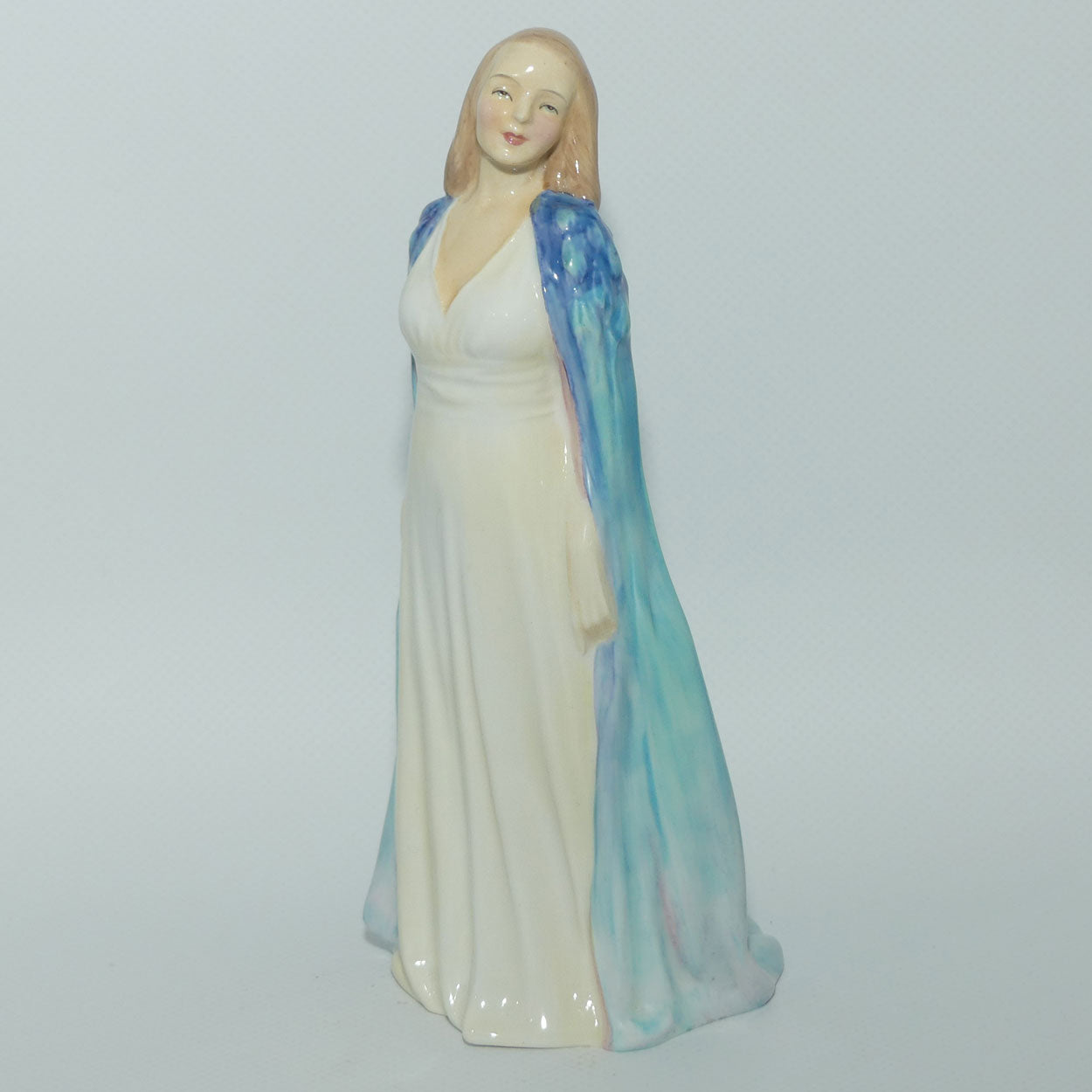 HN1998 Royal Doulton figure Collinette | Blue | Leslie Harradine