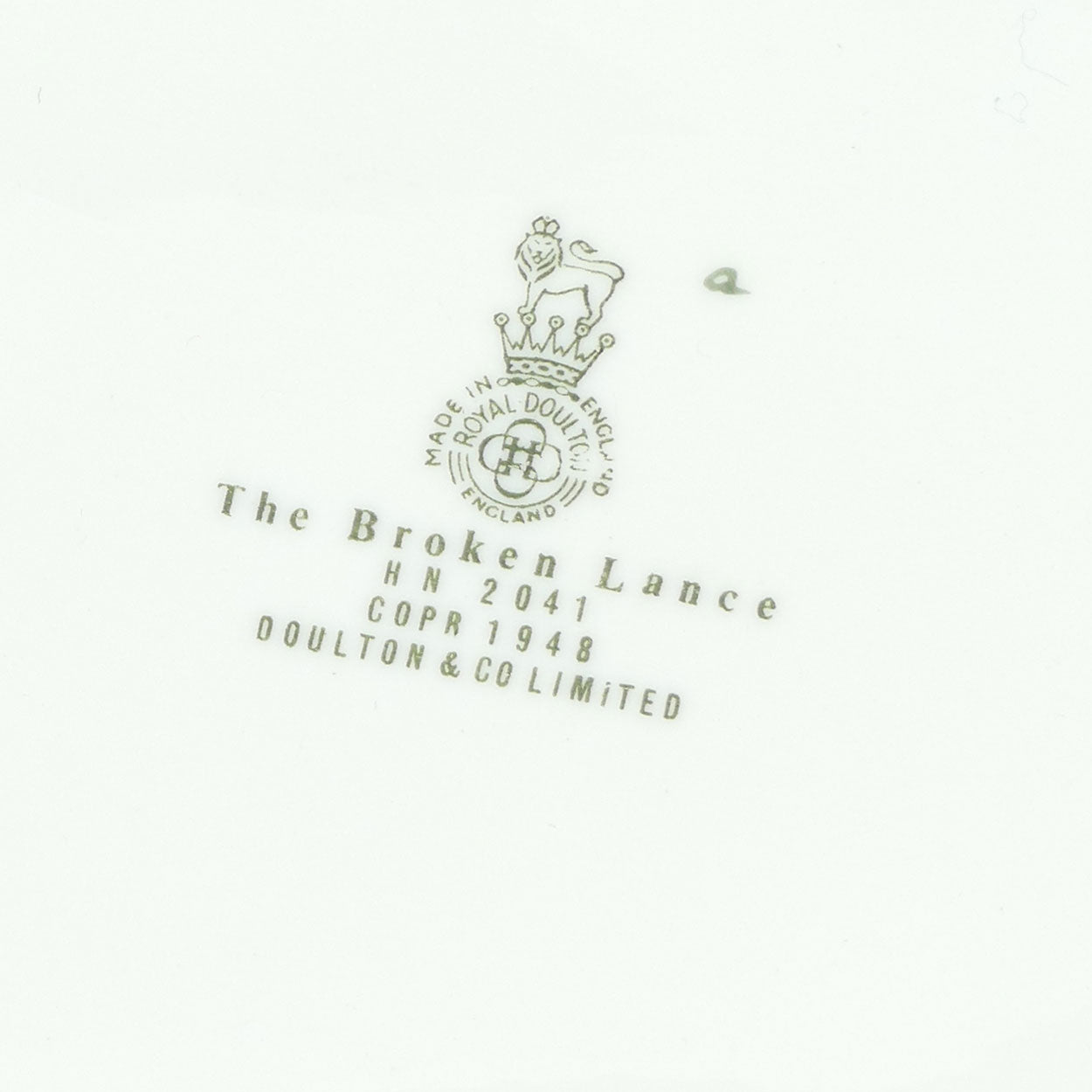 HN2041 Royal Doulton figure The Broken Lance