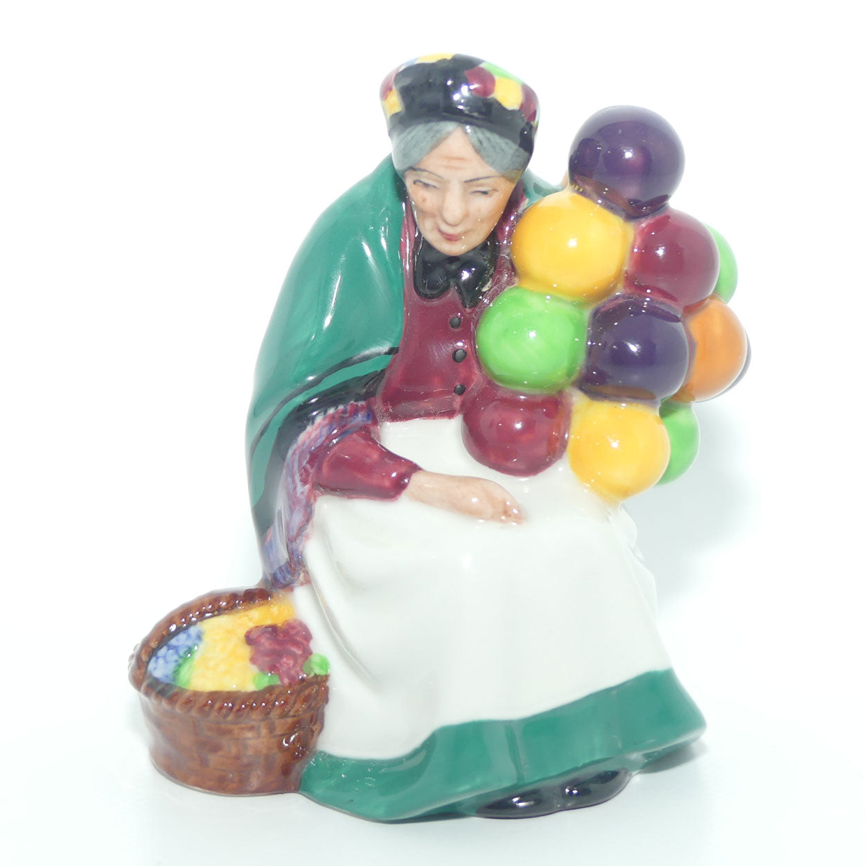 HN2129 Royal Doulton miniature figure Old Balloon Seller