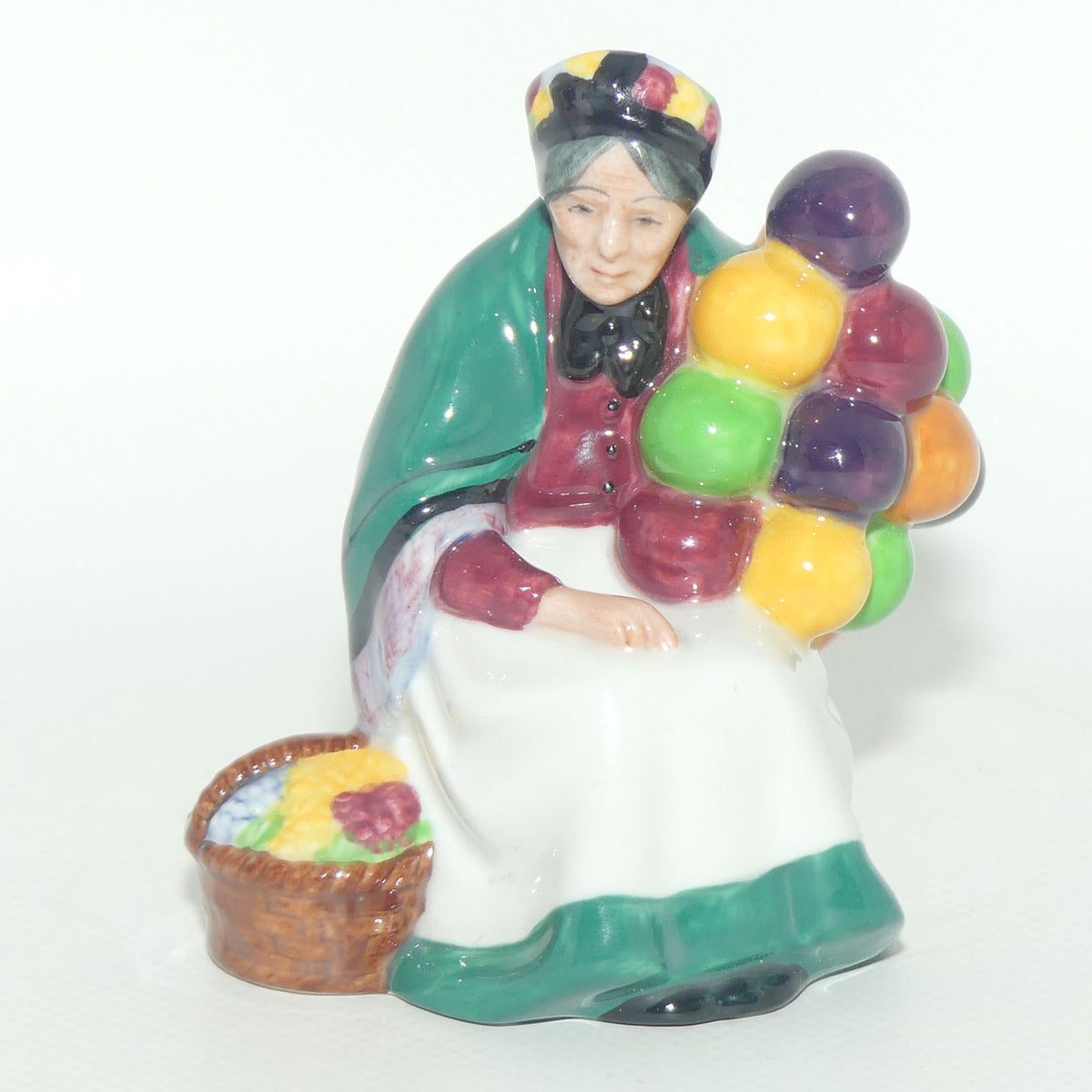 HN2129 Royal Doulton miniature figure Old Balloon Seller | #2