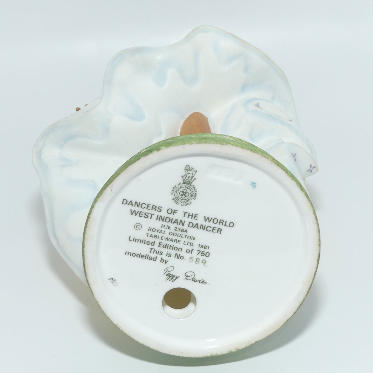 HN2384 Royal Doulton figure West Indian Dancer | LE589/750 | Box, Base + Cert