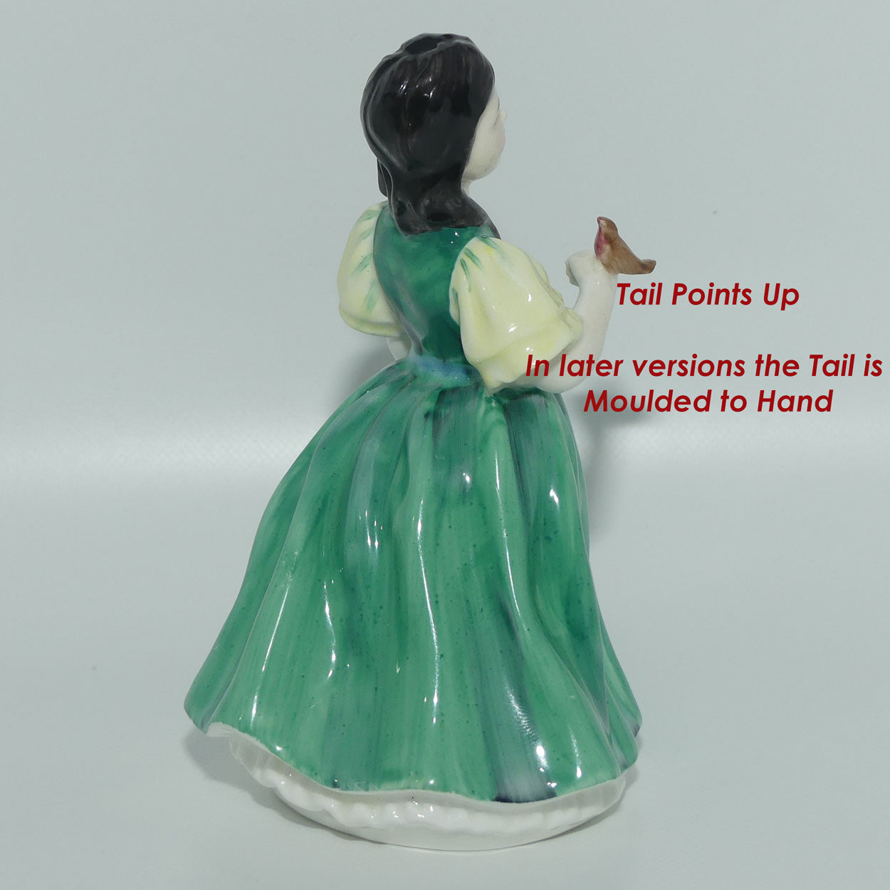 HN2422 Royal Doulton figure Francine | Bird with Tail Up