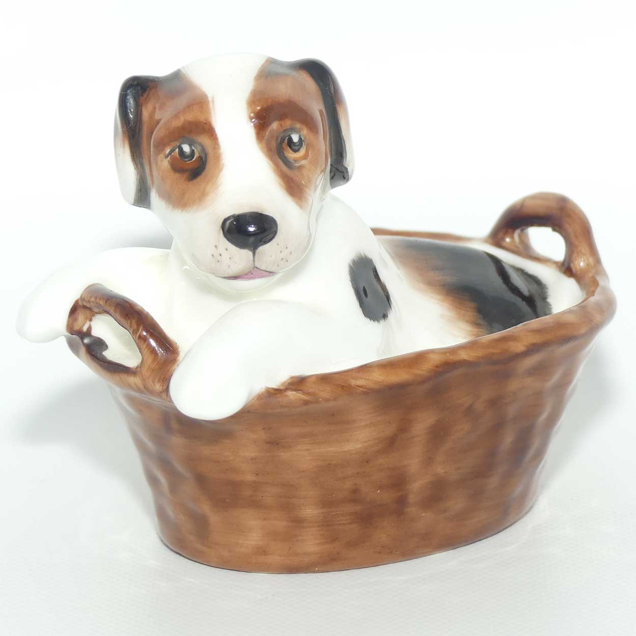 HN2587 Royal Doulton Terrier Sitting in Basket | #2