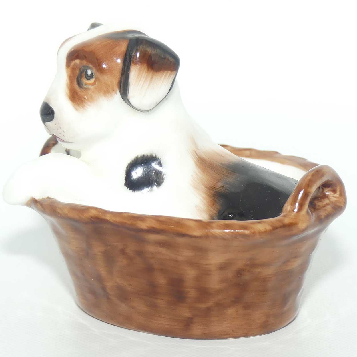 HN2587 Royal Doulton Terrier Sitting in Basket | #2