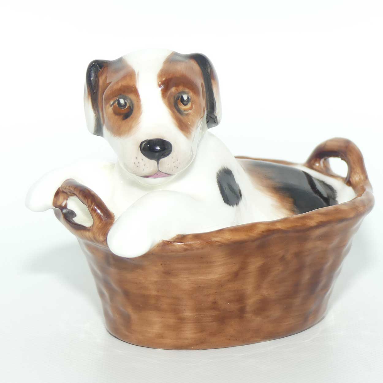 HN2587 Royal Doulton Terrier Sitting in Basket | #2