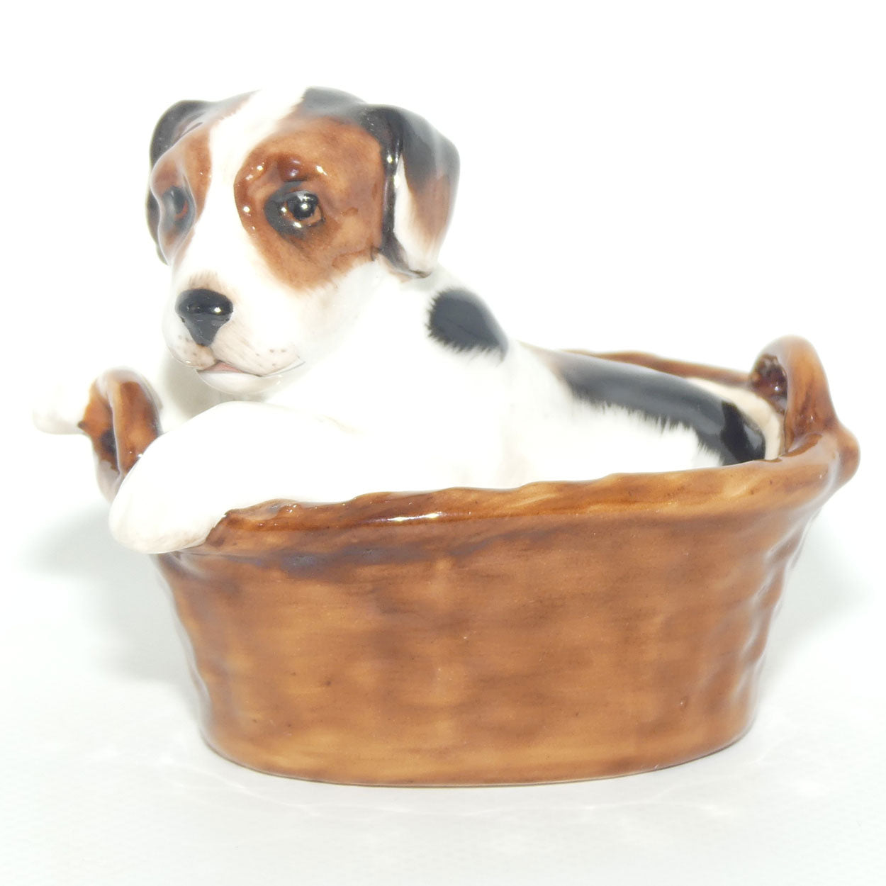 HN2587 Royal Doulton Terrier Sitting in Basket | #4