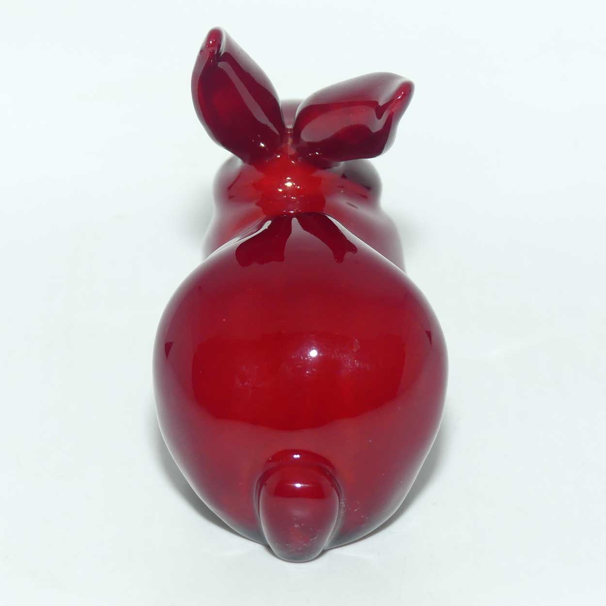 HN2592 Royal Doulton Flambe Hare - Crouching (Style Three)