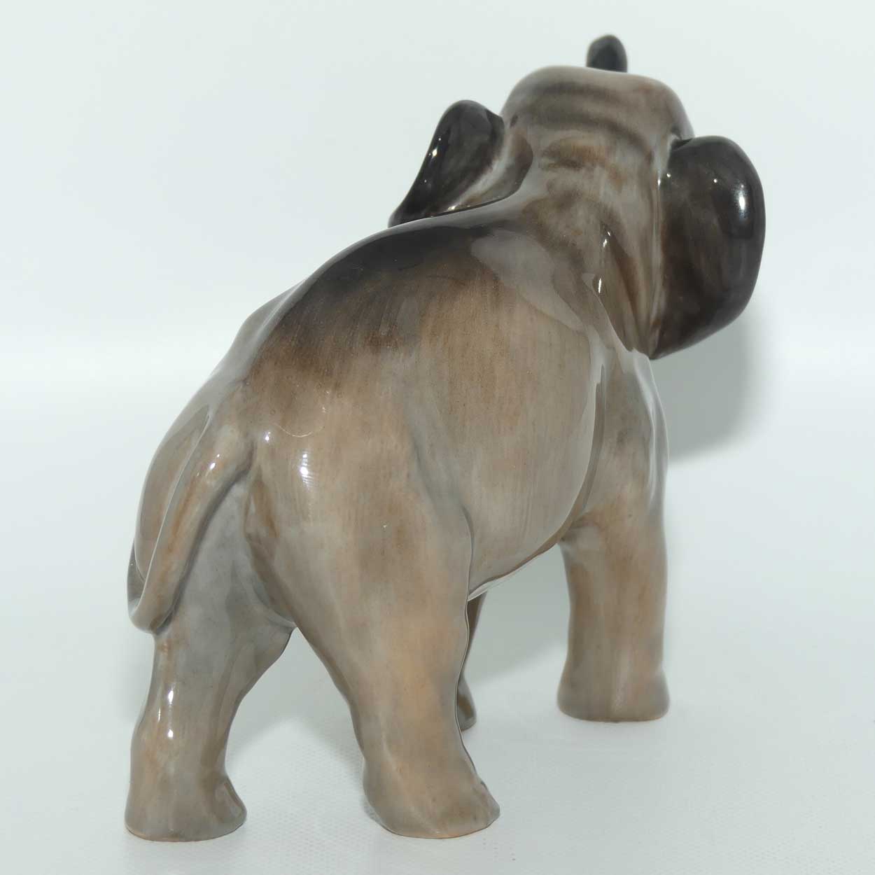 HN2644 Royal Doulton Elephant Trunk in Salute (Grey)